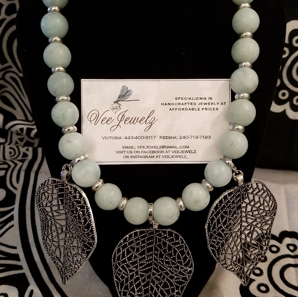 Handmade 2pc necklace set